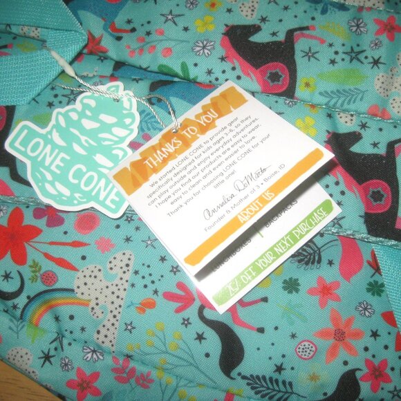 NEW Lone Cone 15" Backpack Moroccan Horses - New With Tags - Picture 3 of 5